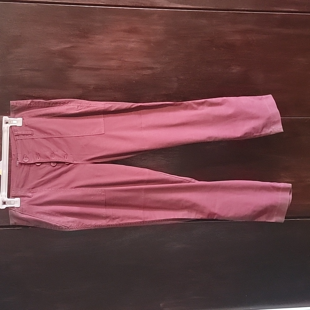 ❤️3 For 20.Bundle❤️Cute slight faded buttonfly maroon LV 99 linen blend pants